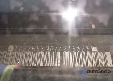 2007 Pontiac G6 Gt z USA, uszkodzony, nr VIN 1G2ZH58N674215323